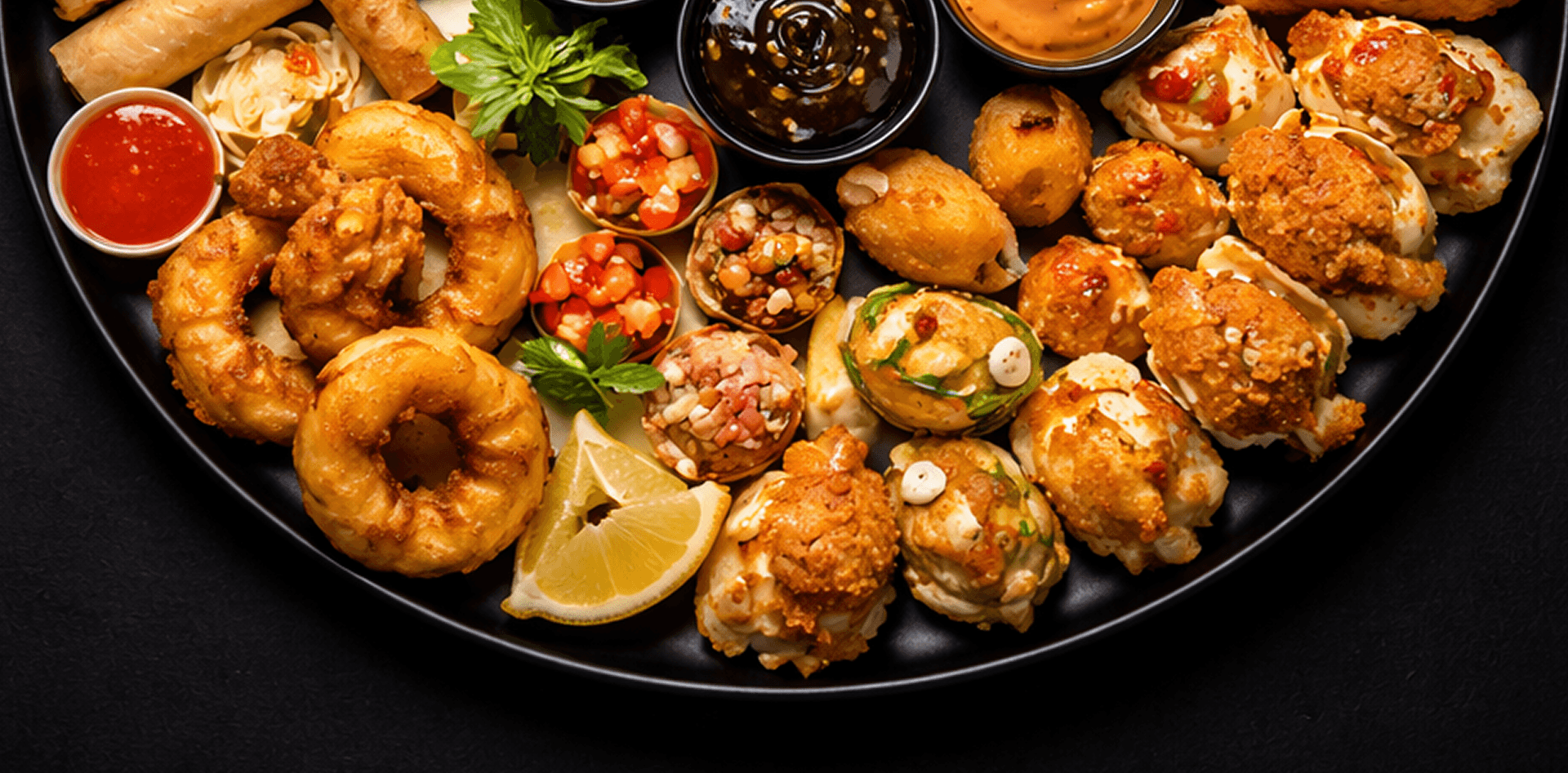 Hero Background Image - Food inside plate
